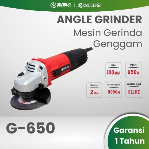 Gambar Mesin Gerinda Kyocera G 650| Angle Grinder - G-650 dari SABA Smart Living undefined Tokopedia