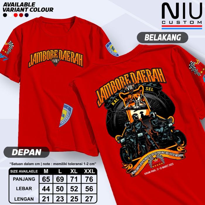 Gambar Kaos Jamda Kalsel / Kaos Rx-king Jambore Daerah Kalimantan selatan - Hitam, M dari Meika Stoored undefined 5 Tokopedia