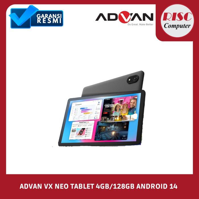 Gambar Advan TAB VX Neo Tablet 4GB 128GB 10.1”IPS dari Risc Computer undefined Tokopedia