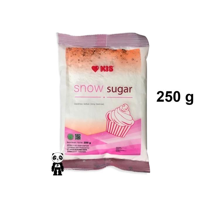 Gambar KIS Snow Sugar 250g Gula Halus Icing Dextrose Gula Dingin untuk Donat dan Kue dari Panda Global undefined Tokopedia