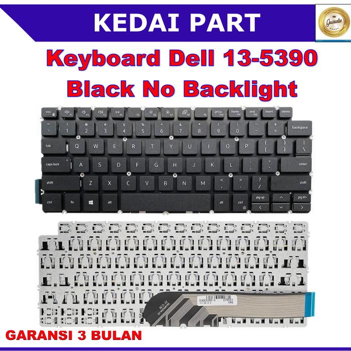Gambar Keyboard Dell Inspiron 13 5391 7300 7306 7390 7391 2 in 1 P113g P125g Silver Backlight Backlit Backlite - Black dari KedaiPart undefined Tokopedia