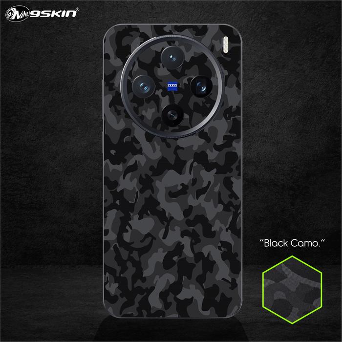 Gambar 9skin Vivo X200 Pro Mini  Back Case Skin Custom Carbon Leather Special Texture - Black Army, Back Only dari 9SKIN Premium Kota Administrasi Jakarta Barat Tokopedia