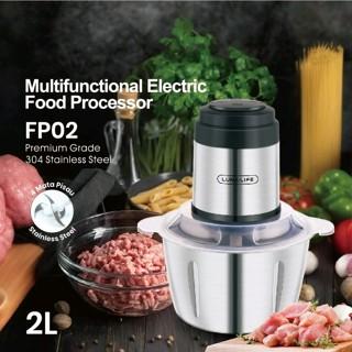 Gambar Luna Life FP02 Electric Food Processor  Penggiling Daging 2L//Luna Life FP02B Blender Chopper Kaca 2L Penggiling Daging Food Processor - LUNA LIFE FP02 dari ProdusenDaster undefined Tokopedia