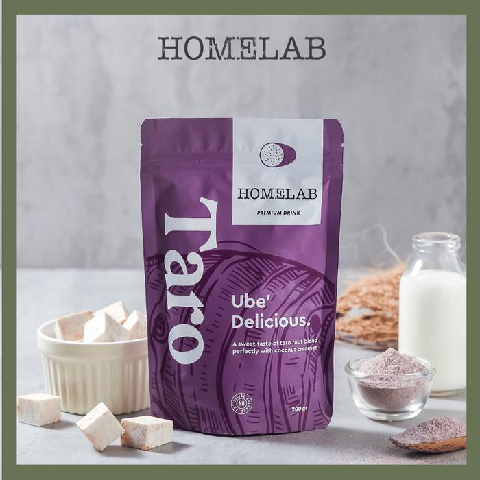 Gambar READY !! Homelab Bubuk Minuman Taro / Ube Latte Premium Powder 200G dari FIX DUSH MART undefined Tokopedia