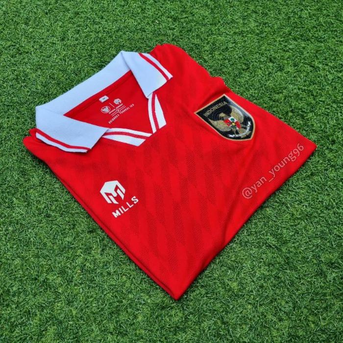 Jual JERSEY BOLA TIMNAS INDONESIA mills JERSEY TIMNAS DEWASA