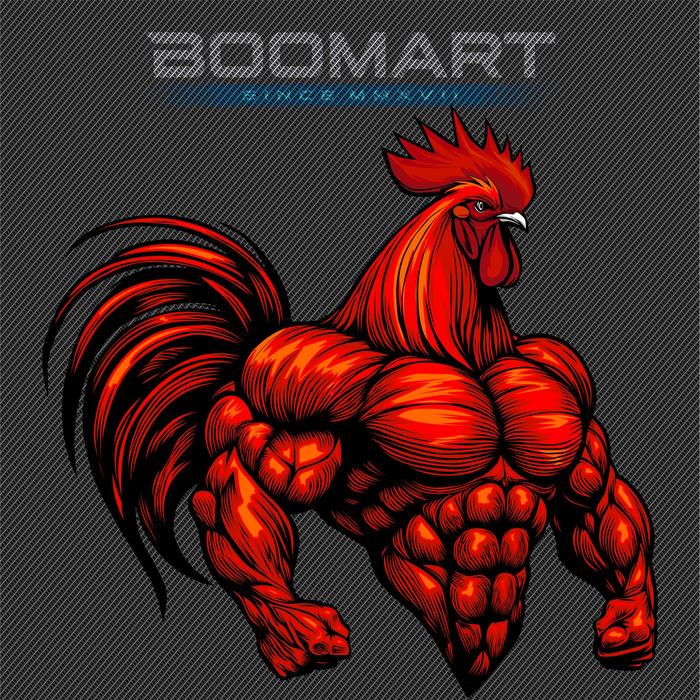 Gambar STICKER A4 KARAKTER AYAM BANG JAGO BEROTOT dari Boomart semarang undefined Tokopedia