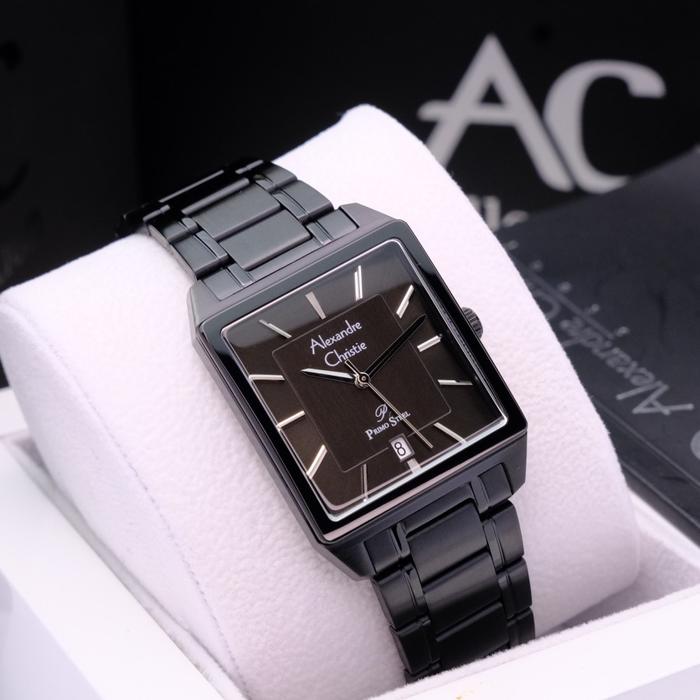 Gambar Jam Tangan Pria Wanita Alexandre Christie AC 1038 MDB LDB Original - PRIA FULL BLACK dari Jam Alexandre Christie undefined Tokopedia