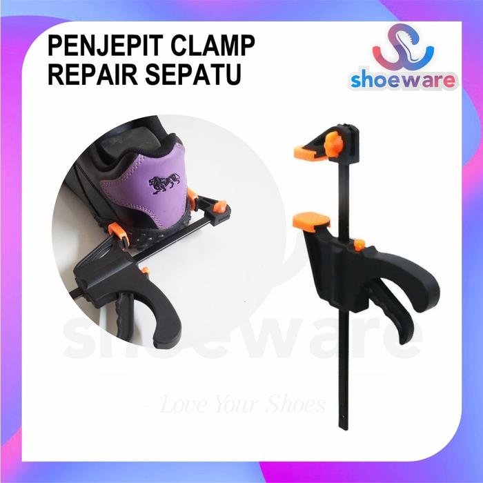 Gambar Penjepit clamp repair sepatu/ ALAT PRESS SEPATU PRAKTIS/ PENJEPIT LEM SEPATU dari shoeware undefined Tokopedia
