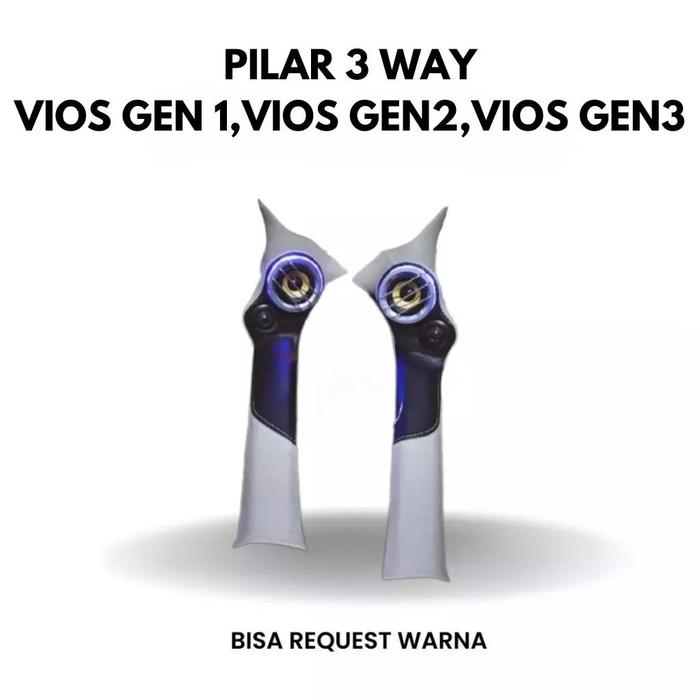 Gambar SPAREPART AKSESORIS LED VARIASI INTERIOR SPEAKER AUDIO PILAR 3 WAY MOBIL TOYOTA VIOS LIMO GEN 1 2 - KOSONGAN, Vios gen 1 dari AZRI AUDIO MOBIL undefined Tokopedia