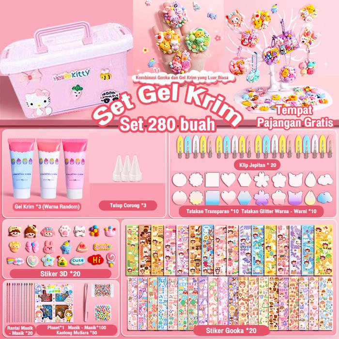 Promo [New Packaging] Mainan DIY Gantungan Kunci Akrilik Set Guka ...