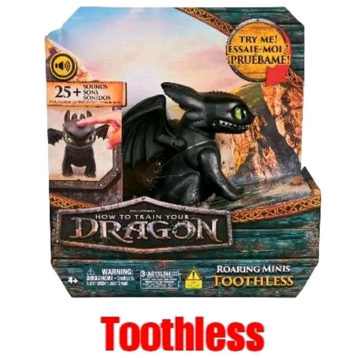 Gambar Dreamworks Dragons Action Figure How to Train Your Dragon 2, Roaring Minis Toothless or Nadder, Interactive Dragon Toy with 25 Sounds Bersuara dan Interactive - Toothless dari Mishana Shop undefined Tokopedia