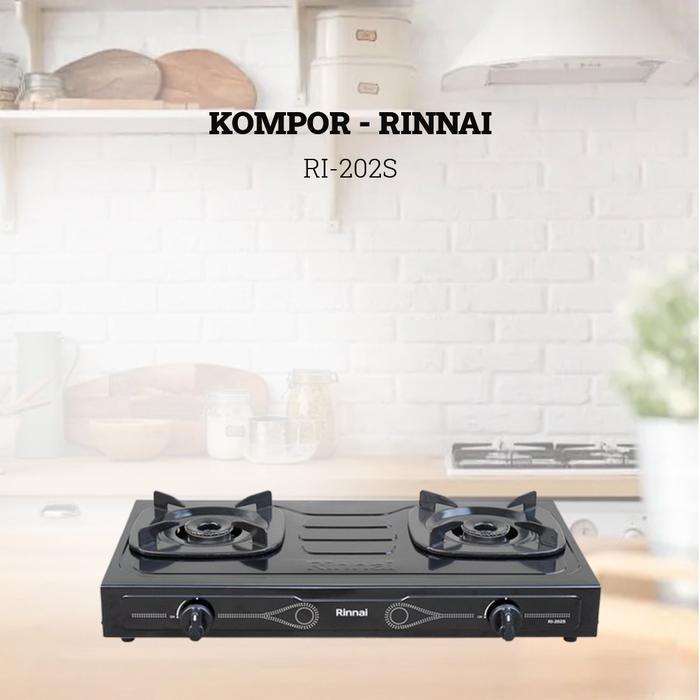 Gambar RINNAI RI202S Kompor Gas 2 Tungku Sin Burner - Nuansa Samarinda dari Nuansa Samarinda undefined Tokopedia