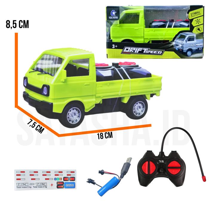 Gambar PROMO!! Mainan Mobil RC PICK UP L300 Mainan Mobil-Mobilan Remot Control Elsapek - Hijau dari satasha.id undefined Tokopedia