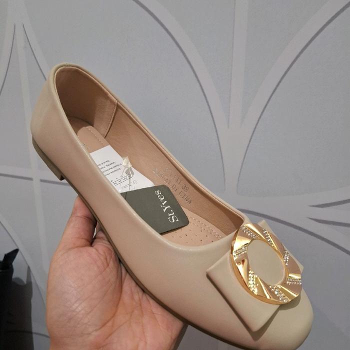 Gambar flatshoes st.yves scx141 size 36-41 - khaki, 36 dari Akbarbrandedonlineshop undefined Tokopedia