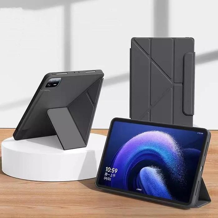 Gambar Casing iPad Y Fold Magnetic For Ipad Gen 11 /Gen 10 /Gen 9 8 7 /Gen 6 5/ Air 1 2 / Air 3/ Air 4 5 6/ Pro 11 /Mini 7 / Mini 6 / Mini 4 5 / Mini 1 2 3 Ready / Case iPad 11 A16 - Hitam, Ipad Gen 11 A16 dari Accecories Unik undefined Tokopedia