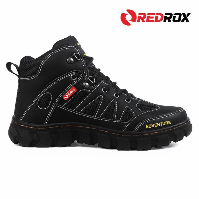 Redrox Promo REDROX Sepatu Pria Boots Fashion Touring Kerja Proyek Hiking ...