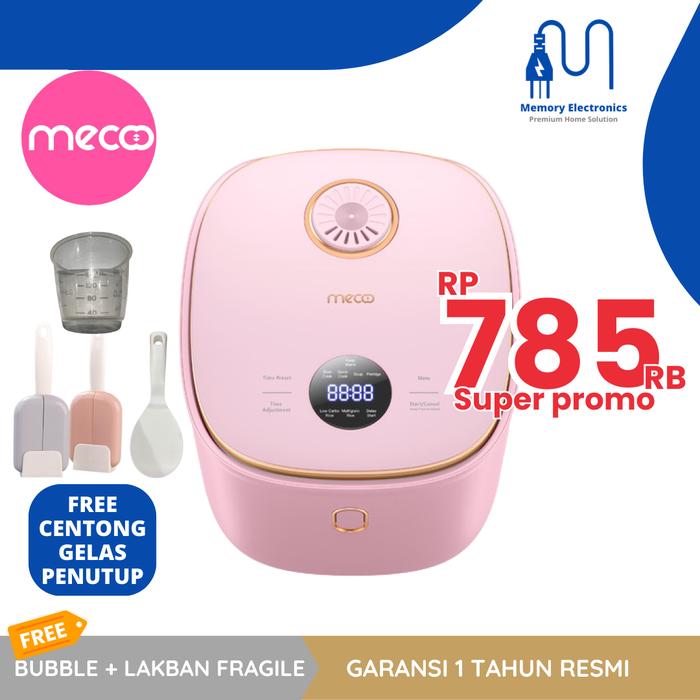 Gambar Mecoo Rice Cooker Low Carbo Low Watt - pink dari Memory Toserba undefined Tokopedia