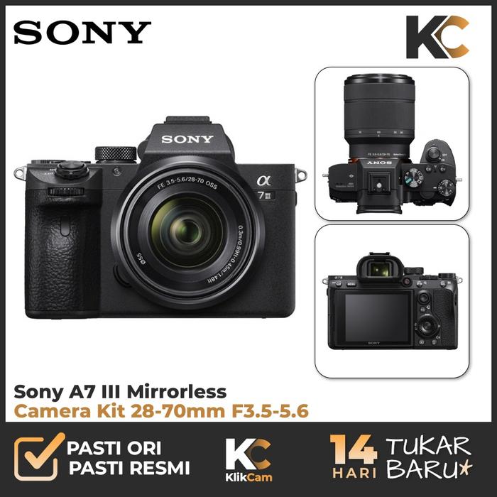 Vs Sony Alpha A7iii Raw Promo Sony A7III Sony Alpha A7 III Kit FE