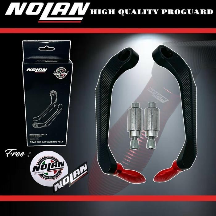 Gambar DO Hand Guard NOLAN Proguard Model SABIT BAHAN FULL CNC - Red dari The Jasmine Store undefined Tokopedia