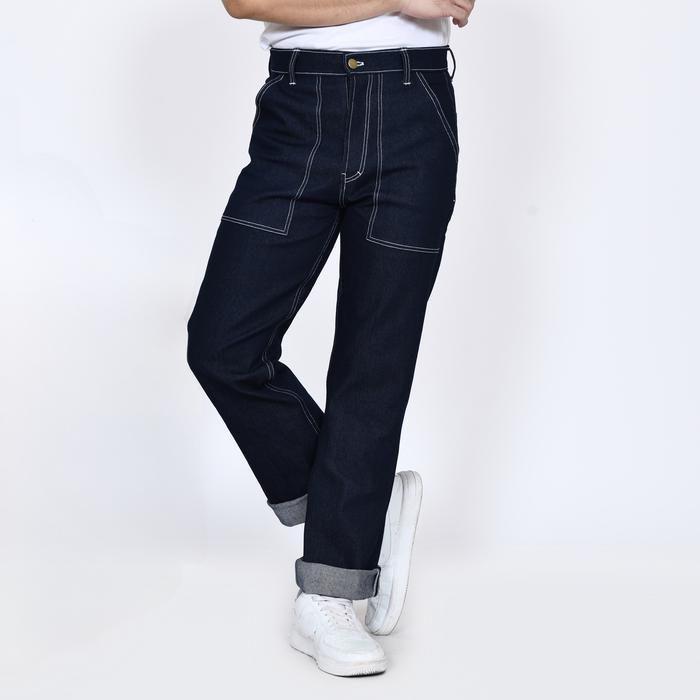 Gambar Wasshine Fatigue Pants - Celana Fatigue Denim - Celana Panjang Jeans Denim Pria - Celana Cargo - Celana Jeans Reguler - Celana Standar - Fatigue, 28 dari Wasshine_NEW undefined Tokopedia