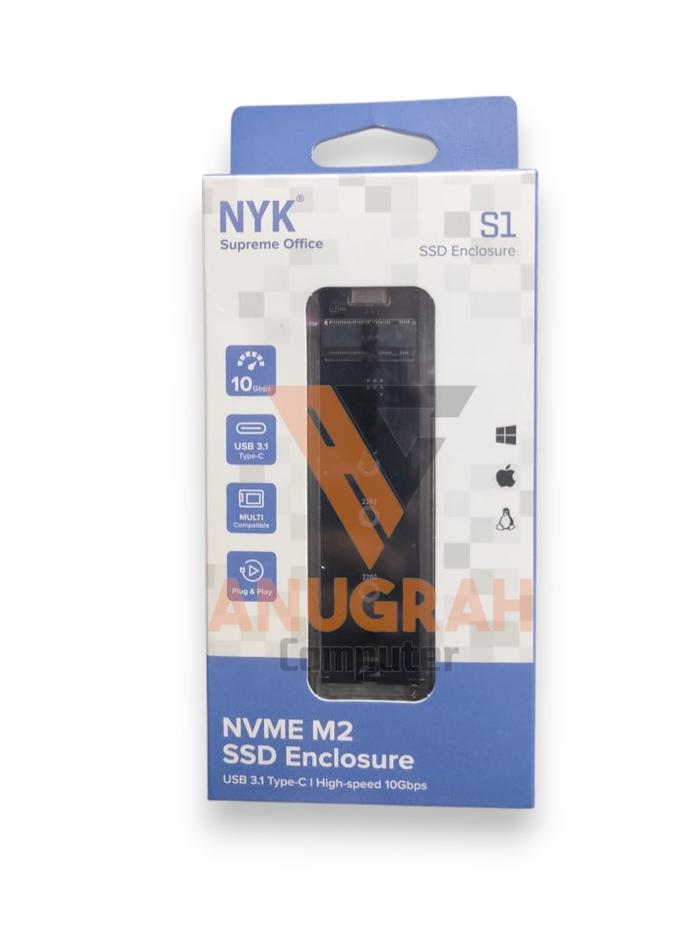 Promo USB to NVME SSD Enclosure Casing M2 NVME Type C