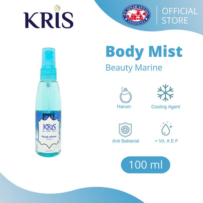 Gambar Kris Bodymist Beauty Marine Biru 100ML - Pewangi Badan Segar & Sejuk Harum Anti Bakterial & Vitamin A E F dari Sinar Antjol undefined Tokopedia