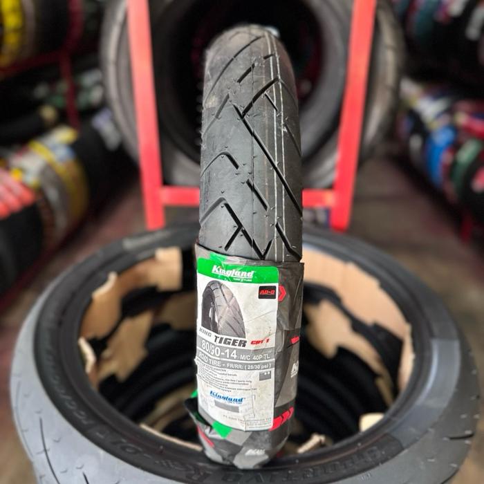 Gambar Kingland TIGER CRT1 90/80-14 80/90 14 90/90 14 TUBELESS ban donat ban matic murah - 80/90-14 TL dari Nanditya Motor Ban Wonogiri undefined Tokopedia