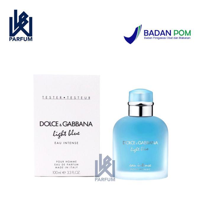 Jual Tester Dolce Gabbana Light Blue Eau Intense Pour Homme Eau