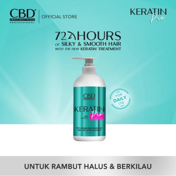 Gambar CBD Keratin Shampoo & Conditioner Daily 1000ml - HIJAU~Shampoo 1L dari Its Beauty Square undefined Tokopedia