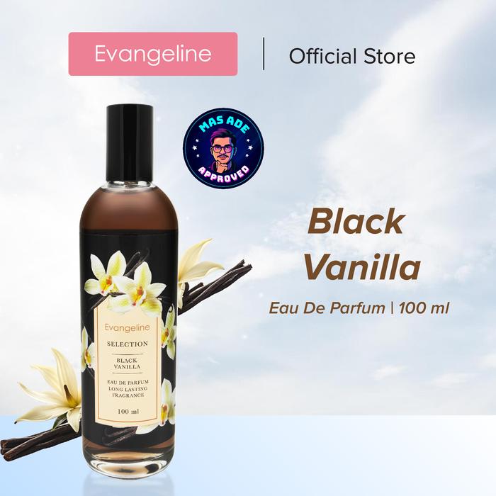 Gambar Evangeline Selection Eau De Parfum 100ml Black Vanilla | Parfum Wanita Tahan Lama Long Lasting Bunga Hitam Vanila Perfume Wangi dari Evangeline undefined Tokopedia