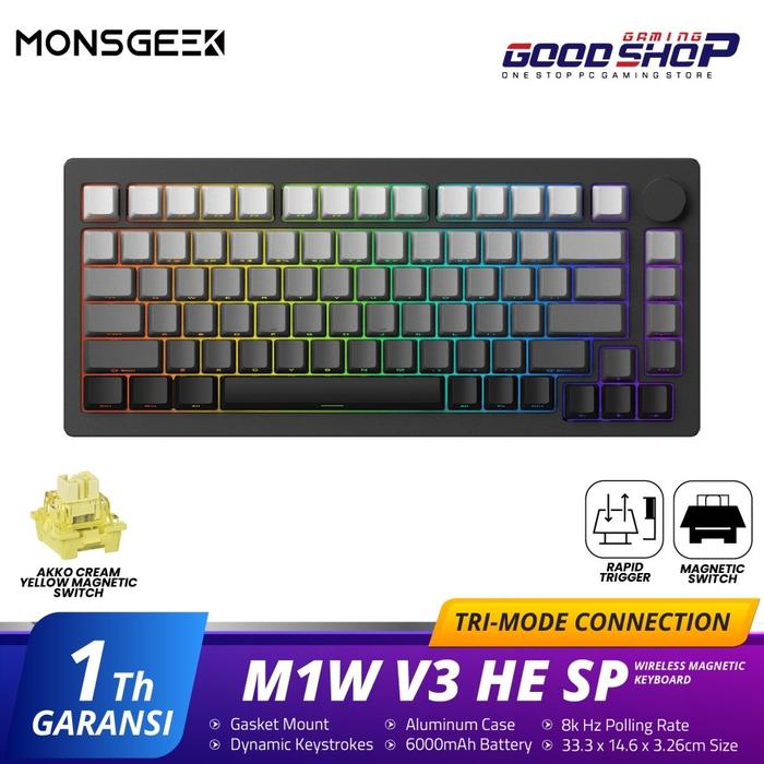 Gambar Monsgeek M1W V3 HE SP Magnetic Switch Rapid Trigger Gaming Keyboard dari GOODGAMINGSHOP undefined Tokopedia