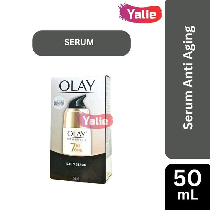 Gambar OLAY TOTAL EFFECTS Day Cream SPF 15/Night Cream 50gr/Serum 50ml/Foaming Facial Cleanser 100gr - Serum 50ml dari Yalie Shop undefined Tokopedia