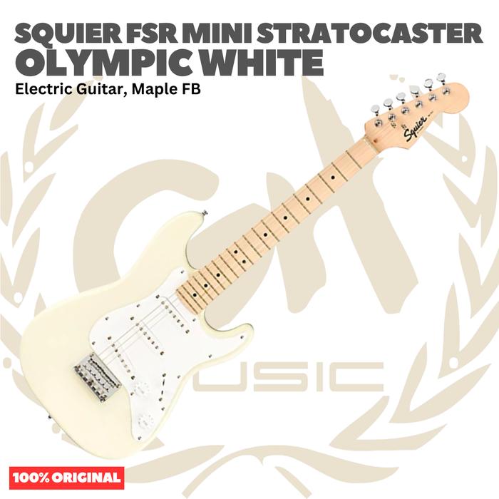 Gambar SQUIER FSR MINI STRATOCASTER ELECTRIC GUITAR - GITAR LISTRIK ELEKTRIK ORIGINAL - OLYMPIC WHITE dari GH Music Store undefined Tokopedia