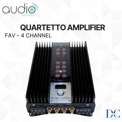 Gambar Amplifier Audio Mobil - Quartetto Amplifier Audio Solution - 4 Channel Amplifier Audio - Plug N Play - 100% Original dari Dcent Autoshop undefined Tokopedia