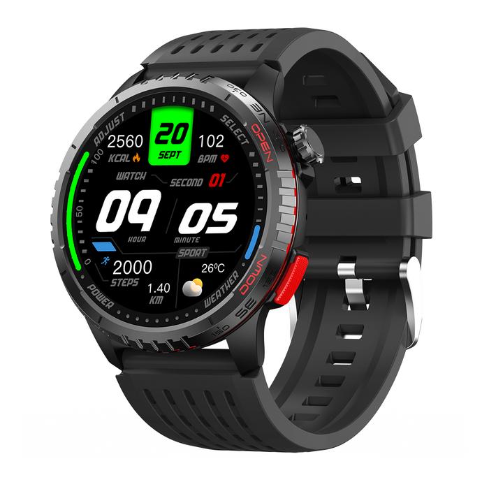 Gambar SKMEI B77 smartwatch pria | 1.43 inch AMOLED display | GPS Map | waterproof 3 ATM | Detak jantung oksigen darah | Kaca tempered | Bluetooth phone call - Black dari SKMEI Smart.ID undefined Tokopedia