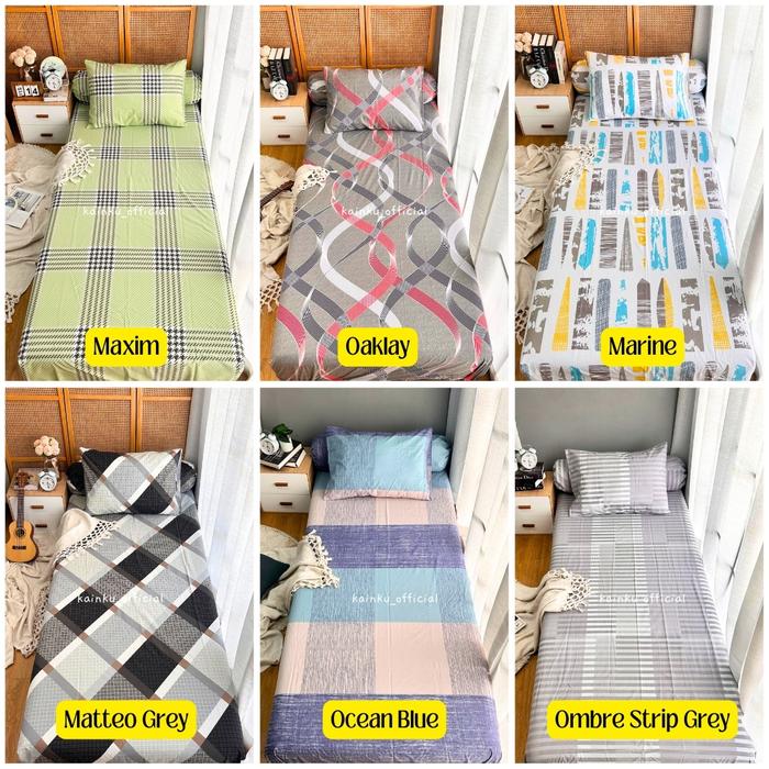 Gambar Sprei Single Katun 120x200 tinggi 20 25 30 35 40 Anti Geser Katun Premium Adem NO 3 Bantal Ranjang tencel 60s tahan pudar Sarung - Tulis di catatan , 120x200x20 dari Kainkustore undefined Tokopedia