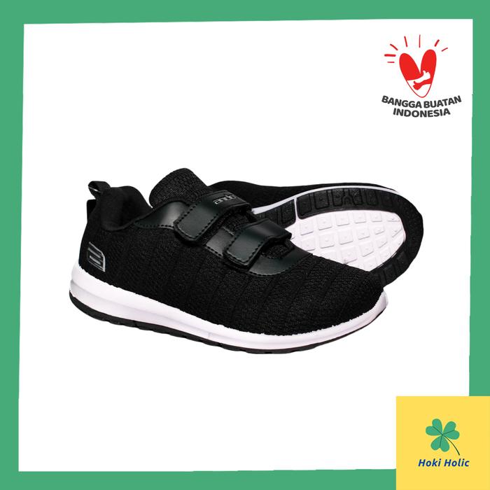 Gambar Sepatu Sekolah Anak Hitam Ando - Sepatu Sekolah Anak Perempuan Laki Laki PAUD TK SD Perekat - REBECCA V HITAM PUTIH, 29 dari Hoki Holic undefined Tokopedia