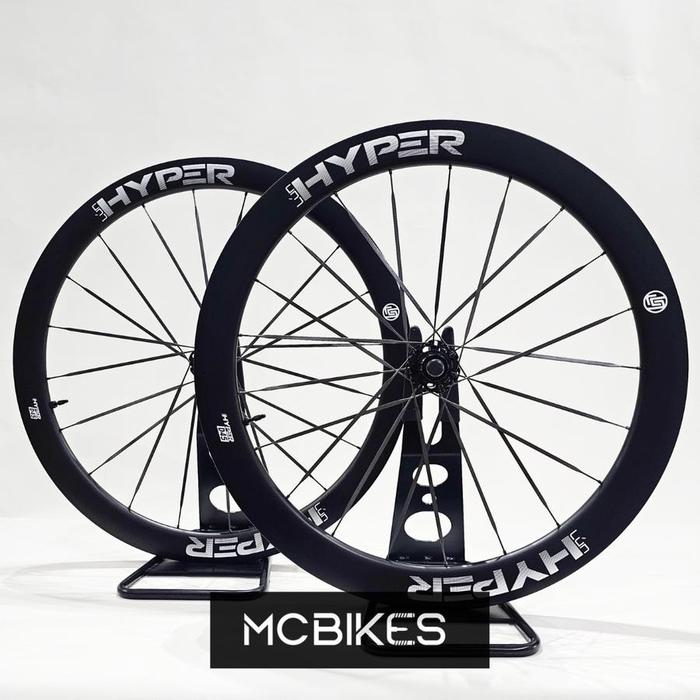 Gambar Winspace Lun HYPER 3 D67 Disc Brake Carbon Wheelset - HG, Black White dari Bikes and Beyond undefined Tokopedia