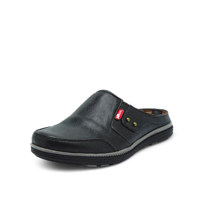 Gambar Arkens AS-004 Sepatu Sandal Bustong Loafer Casual Kulit Original Slip On Pria Model Terbaru Mens Shoes - Hitam, 39 dari TOKO VANESSA MOJOKERTO undefined Tokopedia