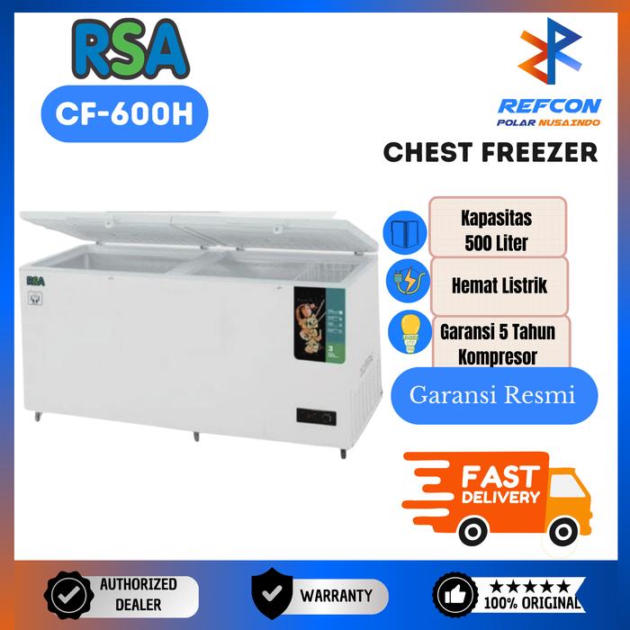 Gambar Chest Freezer RSA CF-600 H / CF600H Freezer Box 500 liter dari Refcon Polar Nusaindo undefined Tokopedia