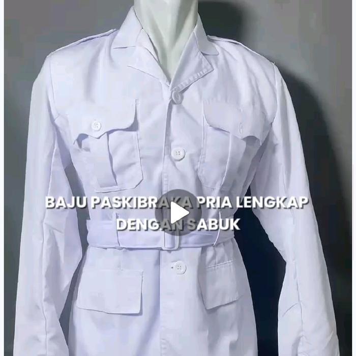 Gambar baju paskibra pria lengkap dengan sabuk dari Sinartunggalshop undefined Tokopedia