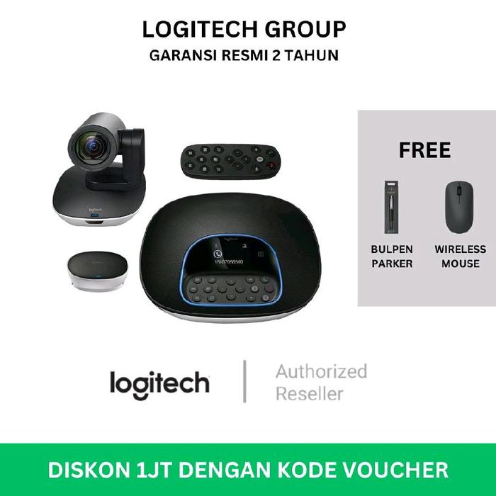 Gambar LOGITECH GROUP Video Conference Camera Set - Original Garansi Resmi - Group + bonus dari LogiKiosk undefined Tokopedia