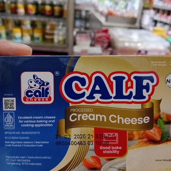 Gambar Cream Cheese Calf 200gr harga murce dan hemat dari Toko bahan Kue Berkah Jaya undefined Tokopedia
