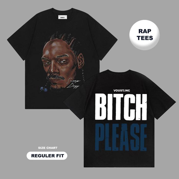 Gambar Voust T-shirt Kaos Pria Wanita SNOOP DOGG Hitam Combed 24s Regular Size Distro Tshirt - S dari Voustsupply Official Store Kab. Bandung Tokopedia