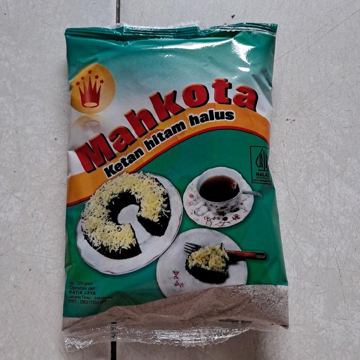 Gambar tepung ketan hitam halus mahkota 250gr - mahkota dari Novlauwcake undefined Tokopedia
