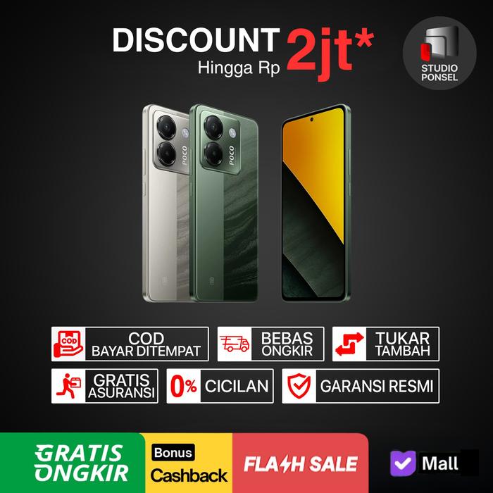 Gambar Xiaomi Poco M7 Pro 5G 8/256GB Garansi Resmi - Green dari Studio Ponsel Store undefined Tokopedia
