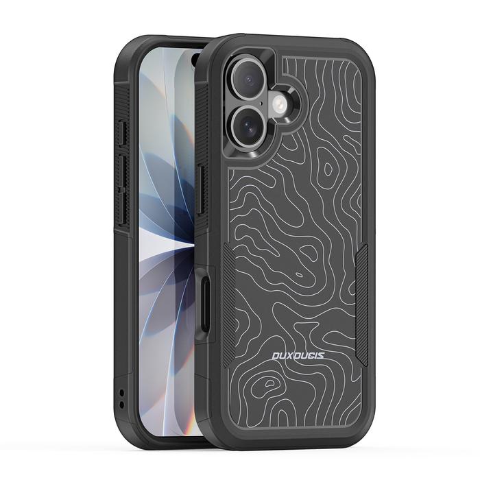 Gambar Dux Ducis Case Compatible for iPhone Air | 17 | 17 Pro | 17 Pro Max - SHLD Series Cover Casing - 17 - Contour Pattern dari Gojali.id undefined Tokopedia