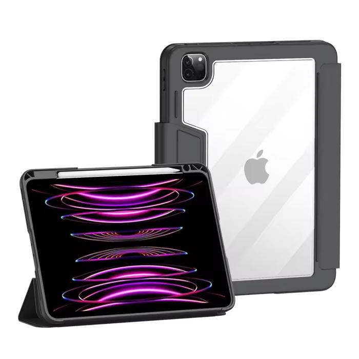 Gambar Case iPad Pro 11 M4 M2 M1 Pro 13 Casing iPad Air m2 11 13 Air 4 5 Armor Magnetic Stand Holder Pen Smart Cover - Silicone - BLACK, iPad 10 10,9" dari NATINDO undefined Tokopedia