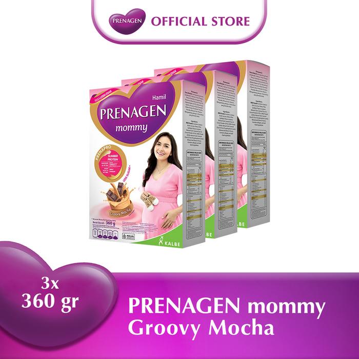 Gambar [TRIPLE PACK] PRENAGEN Mommy Groovy Mocha 360gr dari Prenagen Shop undefined Tokopedia