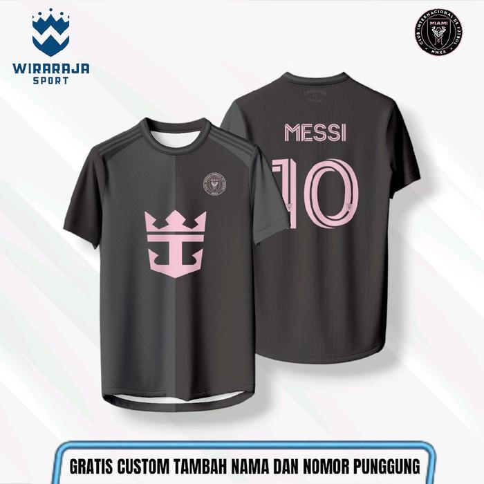 Gambar Jersey Inter Miami 2025-2026, Bahan Dryfit Premium, Full Printing, Gratis Custom Nama Dan Nomor Punggung - ATASAN, Anak S dari Wiraraja Sport undefined 4 Tokopedia